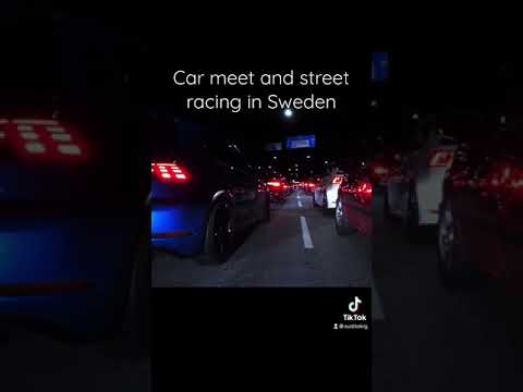 THIS IS HOW You Are Supposed To Do A Car Meet and RACING (street racing In Sweden🔥)