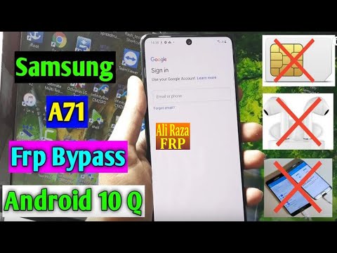 Samsung Galaxy A71 Frp Bypass/Reset Google Account Lock Android 10 Q | Samsung A71 Frp Unlock | 2021