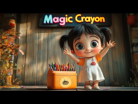 Magic Crayon Song for Kids | Learn Colors with Imagination & Fun! | LaLa Tales & Tunes