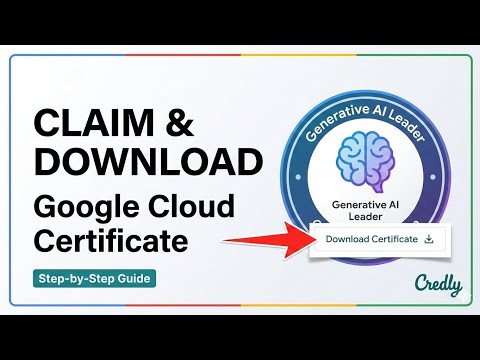 How to Claim & Download Your Google Cloud Certification (#Credly Tutorial) #gcp #aws #azure  #Google