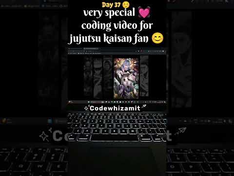 🔥💻 "Jujutsu Kaisen: Cursed Code" day 37 #codewhizamit #shorts