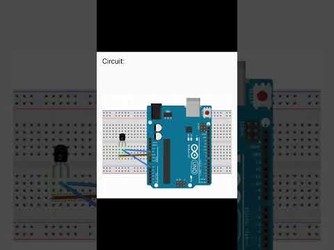 Temperature 🌡️ sensor with Arduino ✌️ code with circuit diagram 🤖