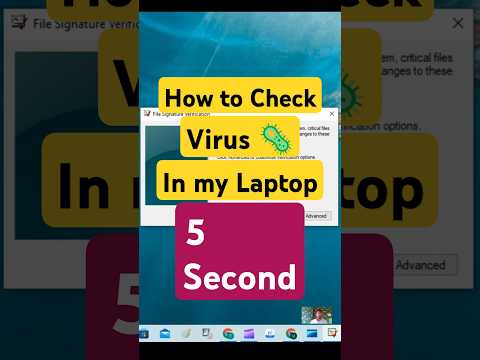 How to Check Virus in Laptop #virus #spam #unverifiedfile #unwantedfile #techfiltersguru