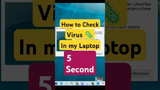 How to Check Virus in Laptop #virus #spam #unverifiedfile #unwantedfile #techfiltersguru