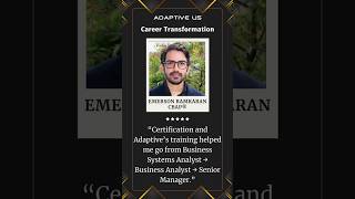 CBAP Certification Training Testimonial | Emerson Ramakaran | Adaptive US