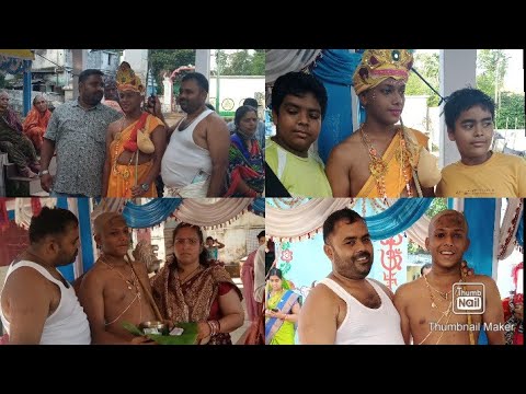 Thread ceremony of Omm!!!🧝💞 omm ra bratopanayana..!!🧝💖