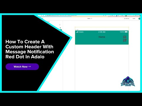 How To Create A Custom Top App Bar With Chat Notification Icon (Including Read Status Red Dot)