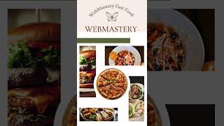 My New CANVA Design_18|WebMastery New Food Video 🍔🍕| #shorts #youtube #canva #viralvideo