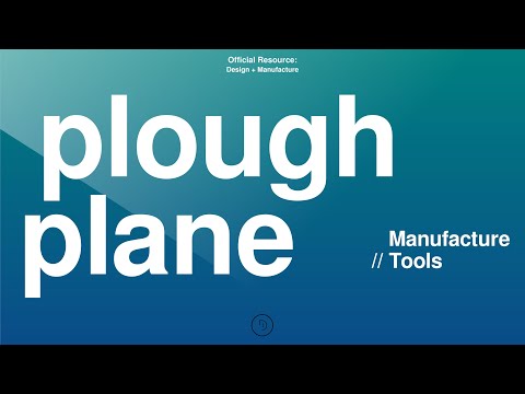 Tools // plough plane