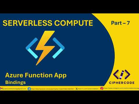 Azure Function App | Bindings