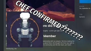 Chef isn't confirmed - Dev Thoughts