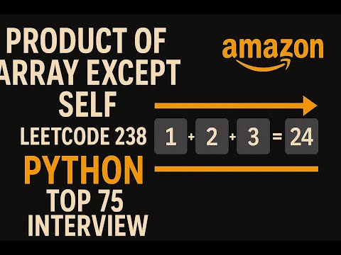 Product of Array Except Self - LeetCode238 - Python