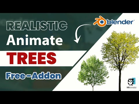 How to Make Realistic Animated Trees in Blender | free-Addon