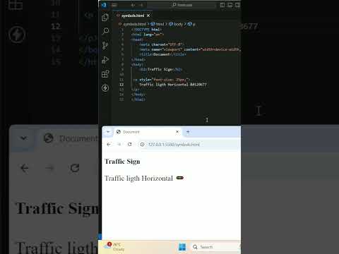 Traffic Sign using HTML | Traffic Symbols #coding #html #symbols #traffic #web