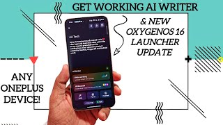 OnePlus tips & tricks Oxygen OS 16 launcher & AI writer tool  