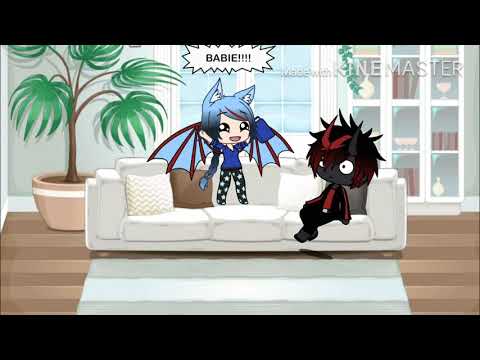 (Gacha Life) wife midnights and zalgo is a babie boy fire demon!!!