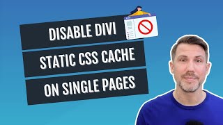 Disable Divi Static CSS Files Cache On Single Pages & Posts