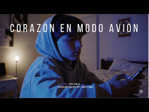 Corazón Modo Avión - Arte Con IA