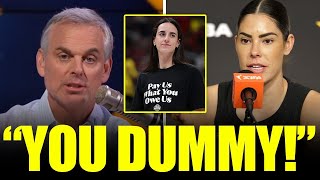 “Colin Cowherd SHUTS DOWN Kelsey Plum for Disrespecting Caitlin Clark – WNBA Drama Explodes!”
