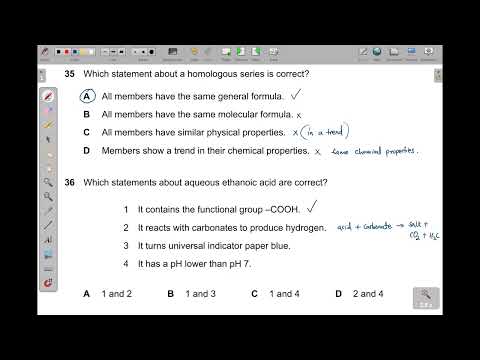 0620/22/M/J/24 - QNS 35 & 36 --- IGCSE EXTENDED CHEMISTRY PAPER 22 MAY/JUNE 2024