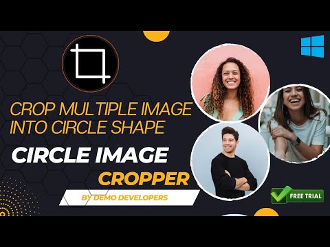 How To Convert Multiple Square Image/Photo Into Circle - Circle Image Cropper