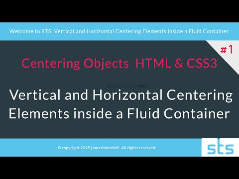 How to Vertically and Horizontally Center Elements with CSS3 | #1