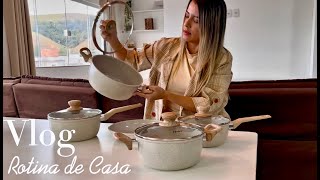 ROTINA DE CASA - comprinha dos sonhos: meu novo jogo de panelas!