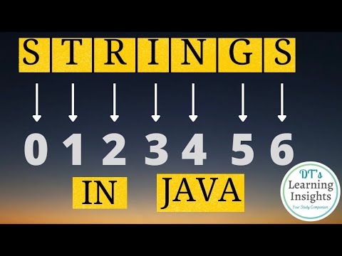 12. Strings in Java #dtslearninginsights