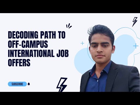Roadmap to Off-campus International offers | How to get Software Engineer jobs in UK from India