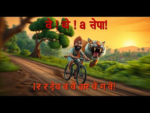 “रामू और बाघ: एक किसान की डर और हिम्मत की सच्ची कहानी 🐅🚴‍♂️” #ai #youtubevideo #viralvideo 