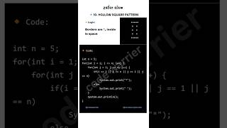 10 Pattern Programs in Java  Asked in Interviews#trending #coding #viral #shorts #ytshorts #pyramide