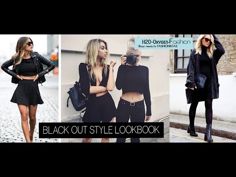 Black Out Lookbook | How to Style |All Black Outfits