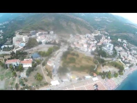 Shiyi Yin paragliding part 4 of 4 with Dušan Radulović on August 16, 2015 at Budva, Montenegro