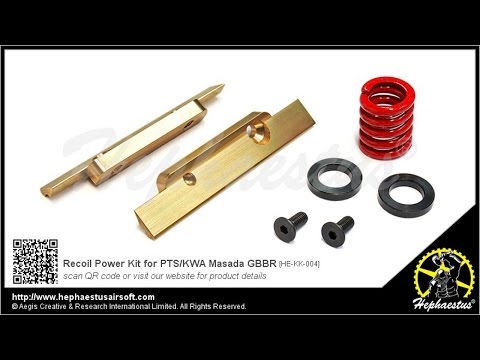 Hephaestus Recoil Power Kit for PTS/KWA Masada GBBR