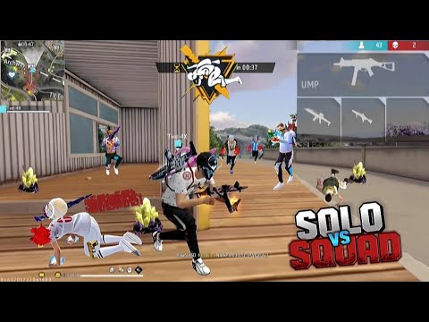 12Kills 🎯 Fastest Mobile Player ⚡ | Solo Vs Squad Epic Full Gameplay | Free Fire MAX 📲
