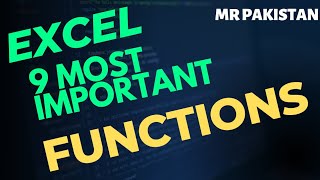 Excel Basic Functions | Excel Functions For Beginners In Pashto | Excel Text Functions |