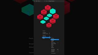 How do you make a 3D box in Figma? web design tutorial #shortsyoutube #shorts
