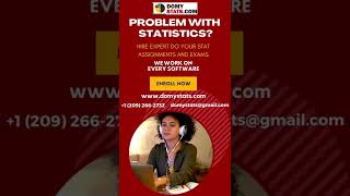 Are you struggling with your online Statistics Class And Homework? #statistics #usa #shorts