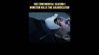 Winston kills The Adjudicator 🥶🔥The Continental #continental #johnwick #edits