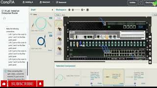 Network 5.1.9 Lab Install an Enterprise Router Testout