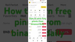 How to earn free daily points from binance. #binance #crypto #binanceblockchainweek #binanceearn
