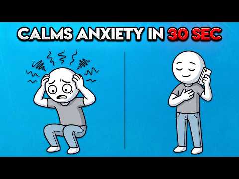 This 30-Second Trick Instantly Calms Anxiety (Do This Now)