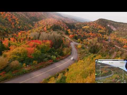 Scary Long Range FPV | Appalachian Mountains Fall Colors | Perce Quebec Canada RAW RIP