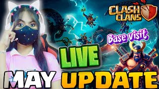 Clash of Clans Live: May Update New Season | Road to 5kSubs! #coclive  #gaming   #clashofclanslive