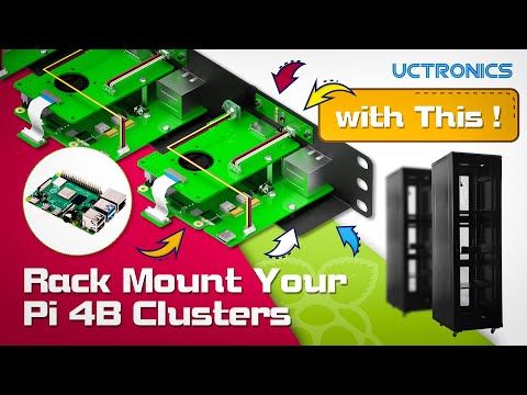 RPi 4B Rack Mount (for SBC Homelabs and Clusters)
