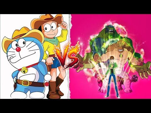Doraemon VS Ben 10 Who Will Win ? | Doraemon Vs Ben 10 Kon Jitega | Doraemon Vs Ben Full Comparison
