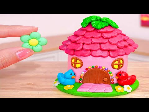 How to make sweet garden cake – miniature fairy tales fondant decorating for mini cakes