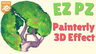 Beginner Friendly 3D Painterly Method || Blender