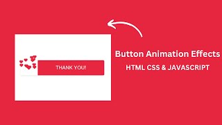 Button Animation CSS Hover | HTML CSS & JAVASCRIPT