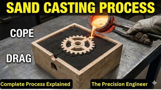 Understanding Sand Casting: Cope, Drag, & Pattern Placement Explained #Howmetalcastingworks